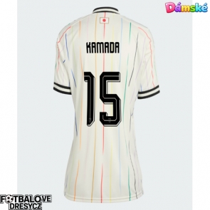 Japonsko Daichi Kamada #15 Dámské Venkovní Dres MS 2026 Krátký Rukáv